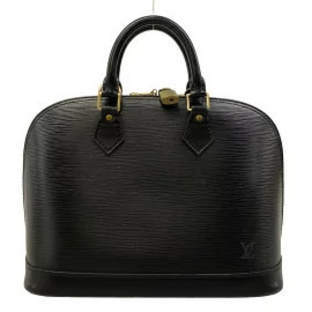 LOUIS VUITTON Alma handbag Noir Black leather